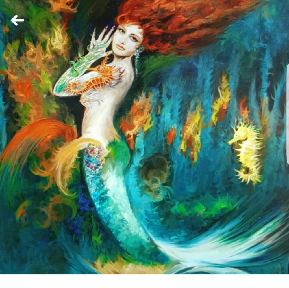 Mermaid prints 8x10 card stock